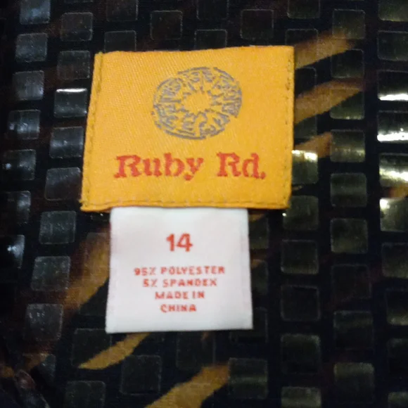 Ruby Rd Animal Print Jacket - Picture 7 of 12